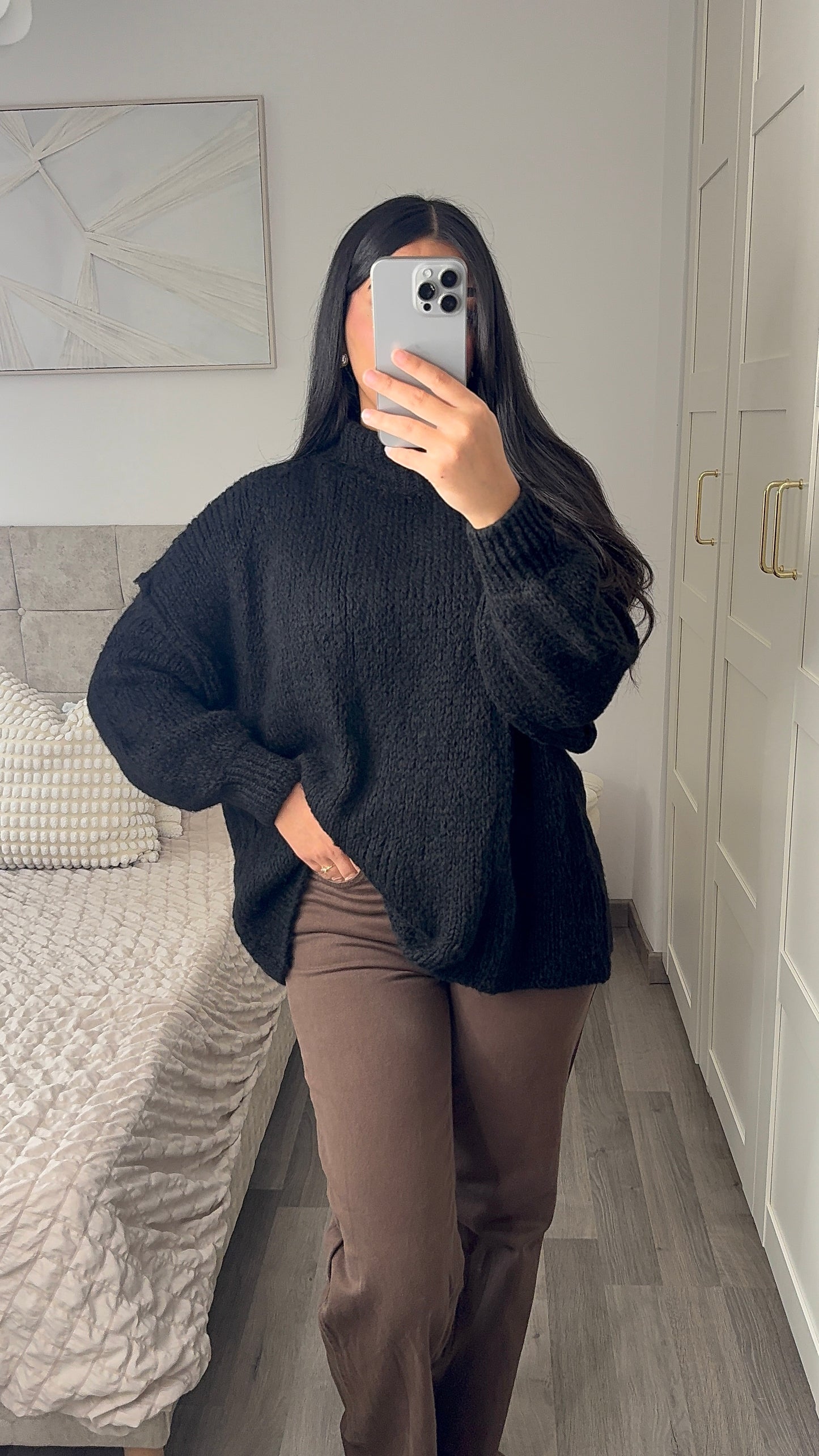 Pull en laine - Noir