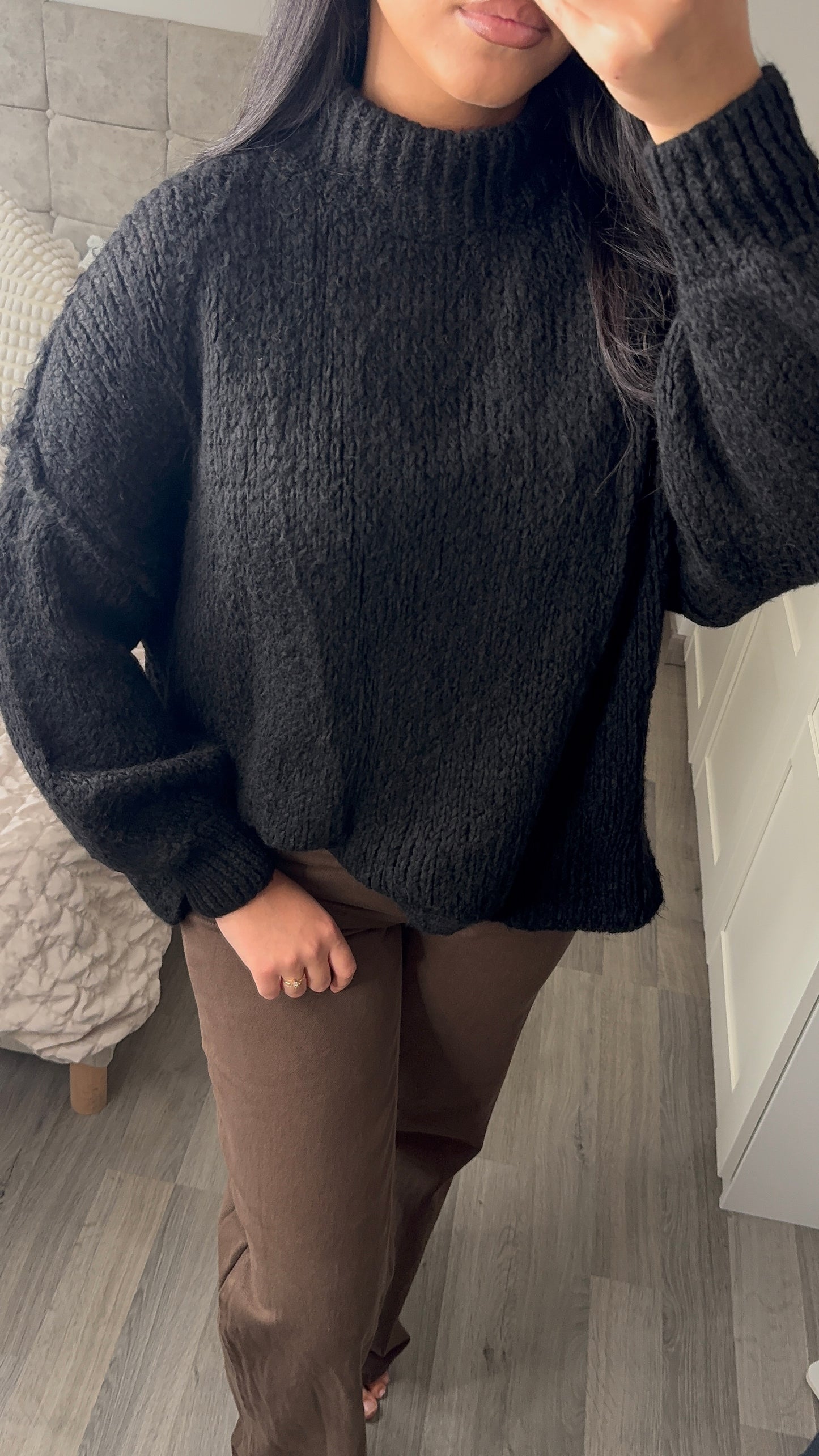 Pull en laine - Noir