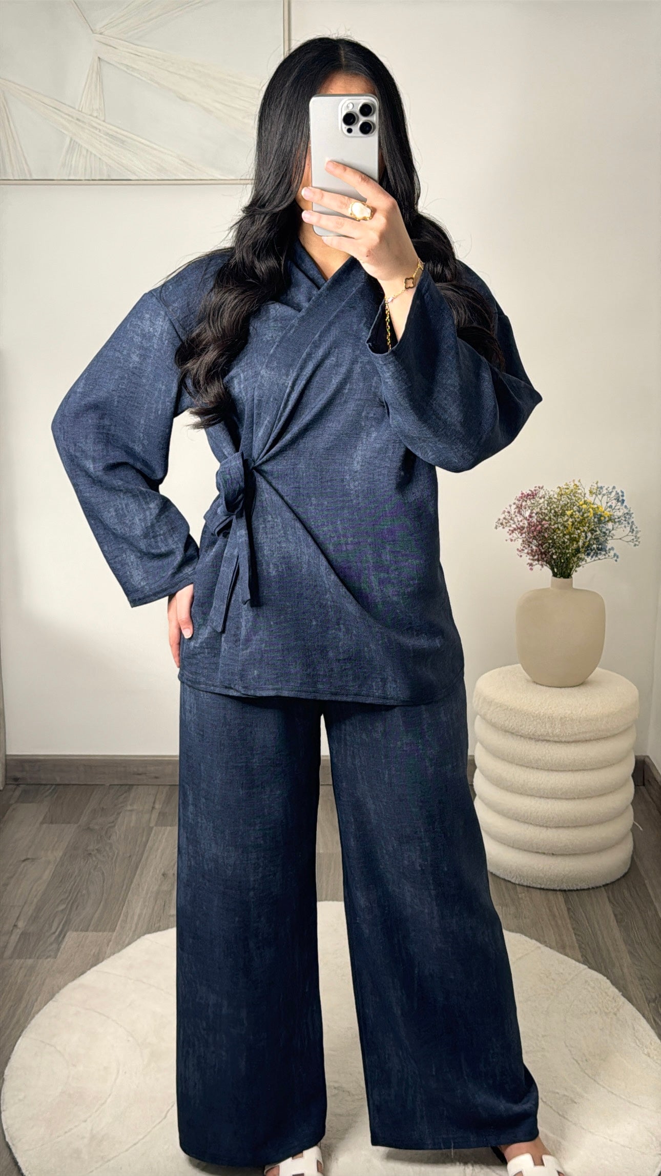 Ensemble Nour - bleu marine