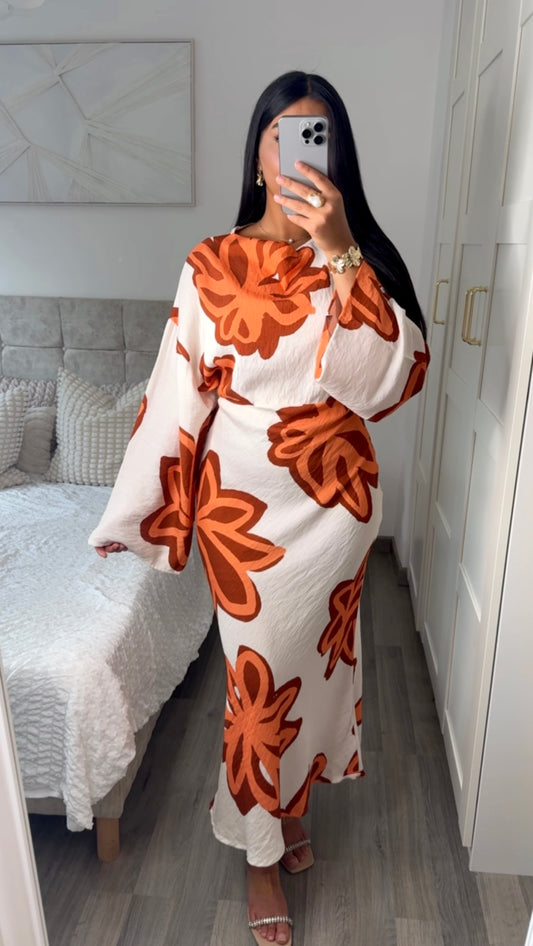 Robe Flora - Orange