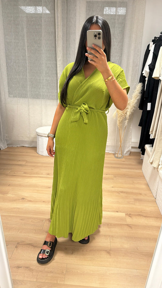 Robe Ambre - Vert anis