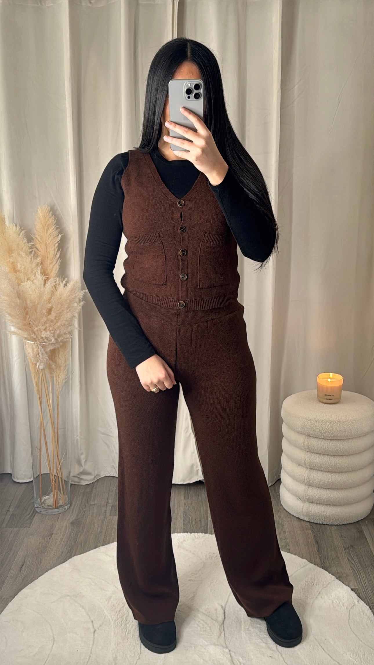 Ensemble comfy - Marron