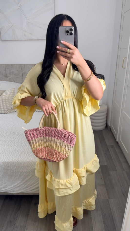 Robe Chloé - Jaune