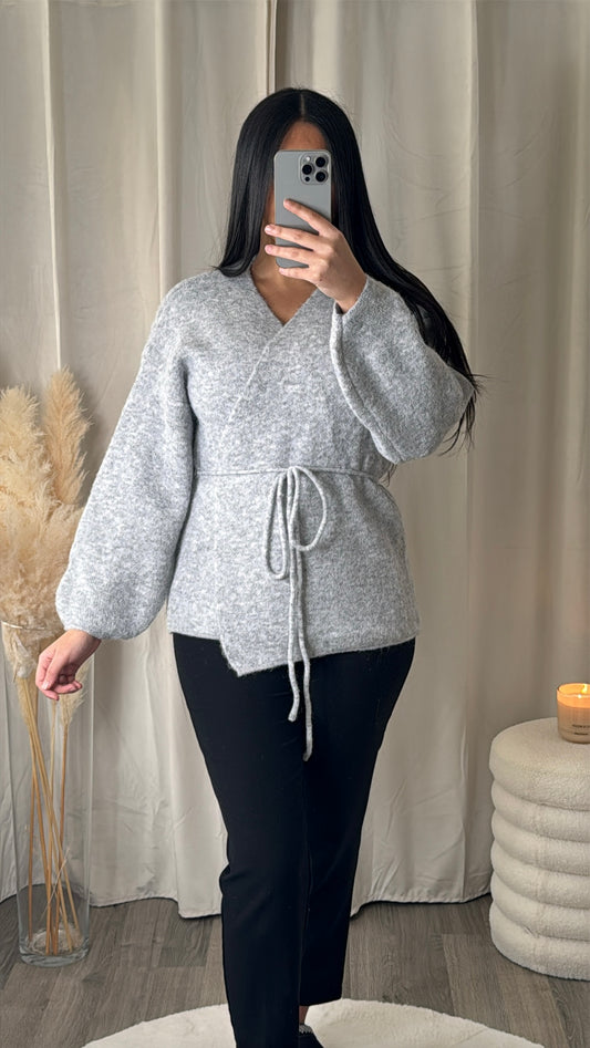 Cardigan luna - Gris