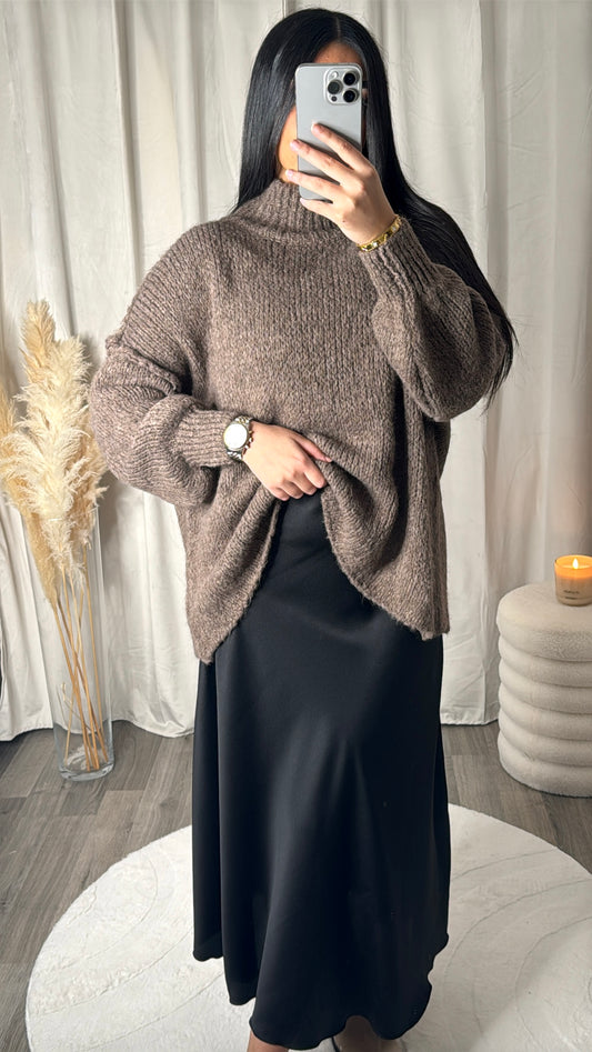 Pull en laine - Taupe
