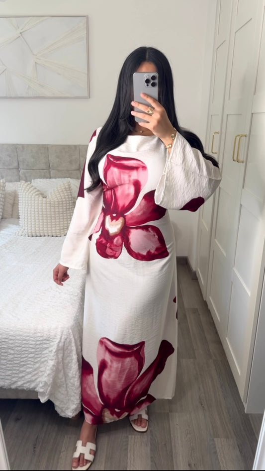 Robe Flora - Framboise
